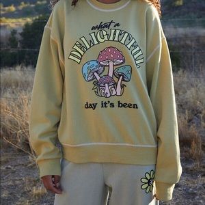 PacSun Eco Delightful Day Crew Neck Sweatshirt